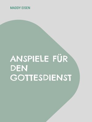 cover image of Anspiele für den Gottesdienst